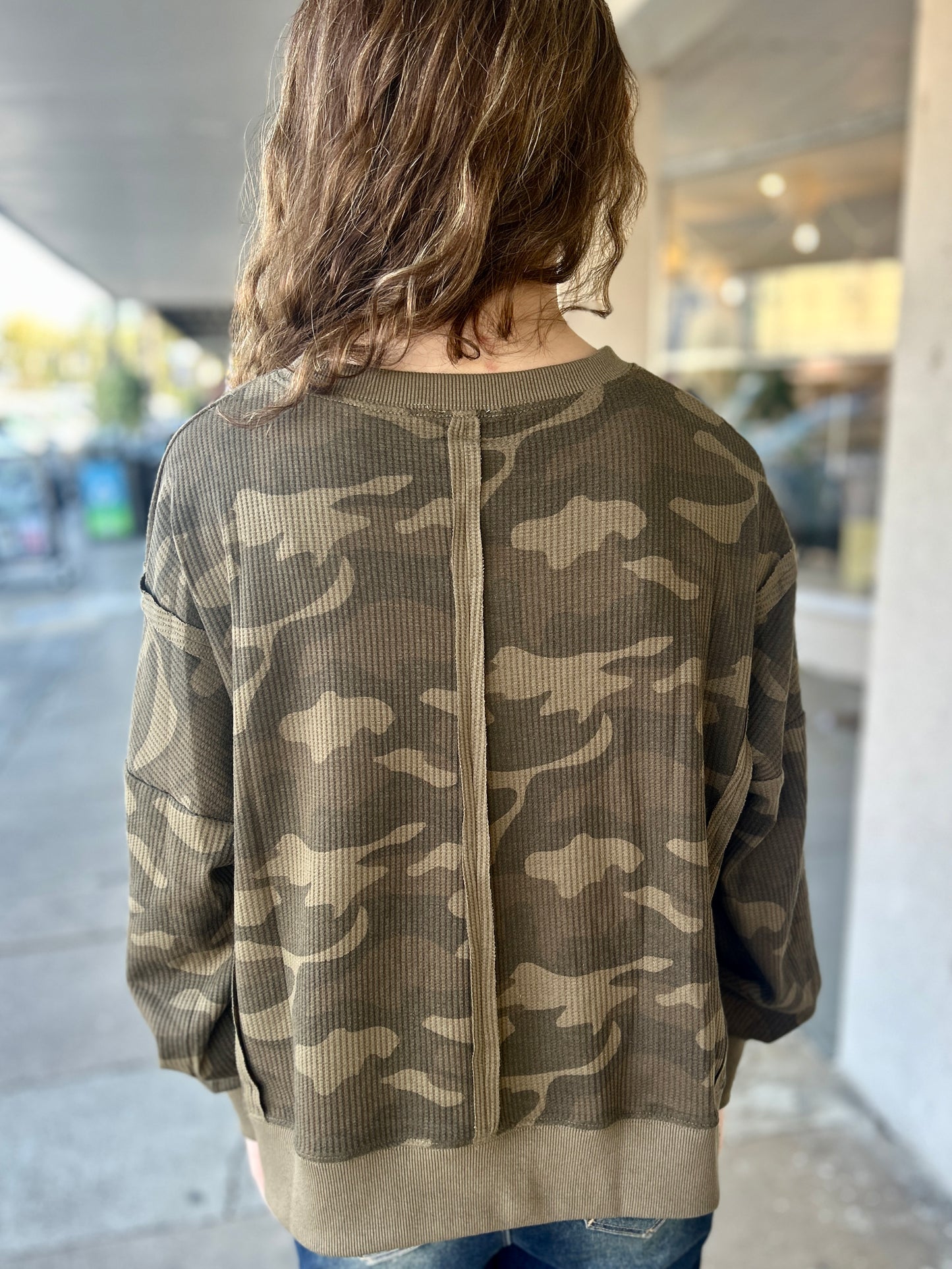 Camo Cozy Top
