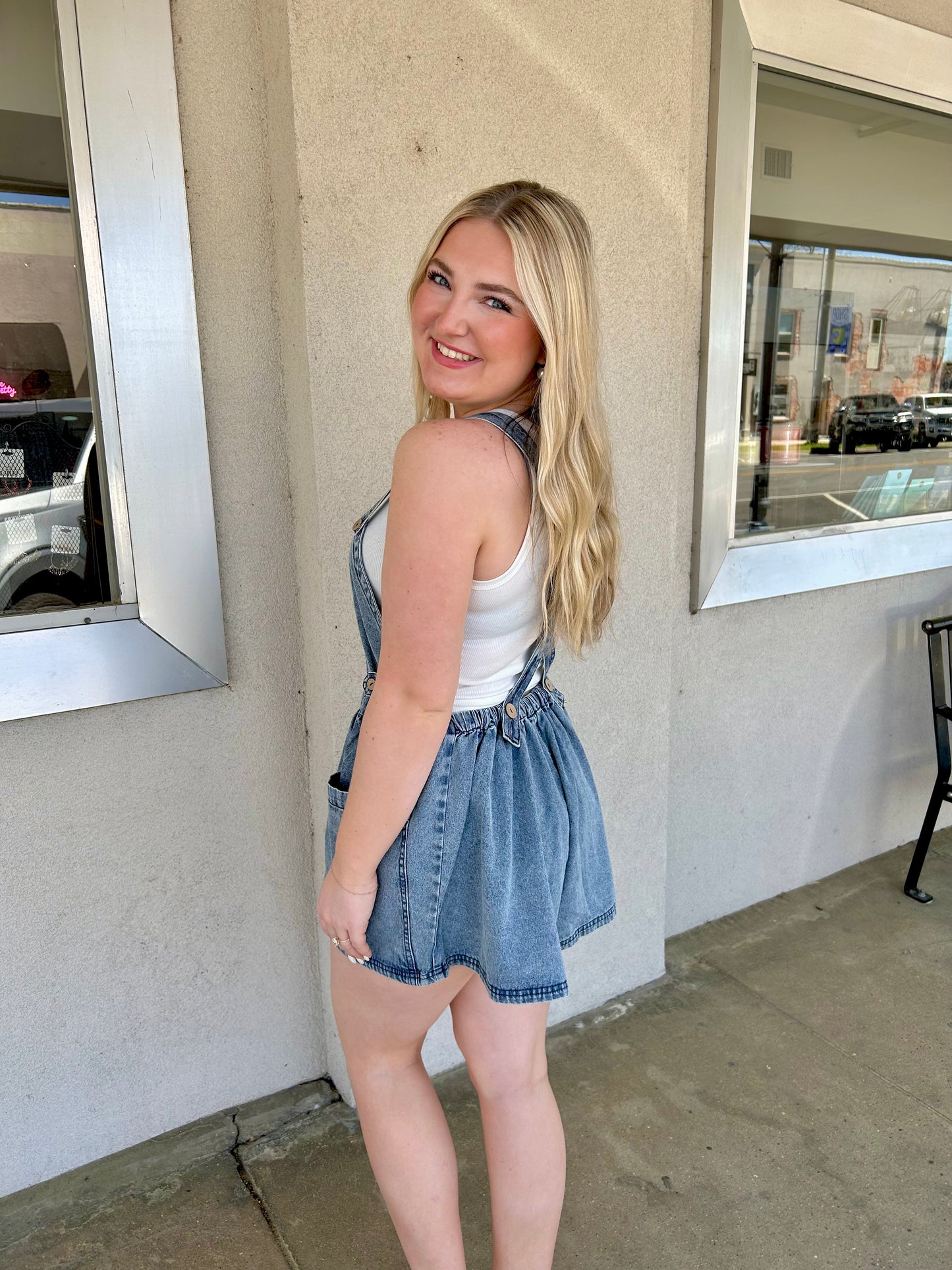 Hello Lovely Overall Romper