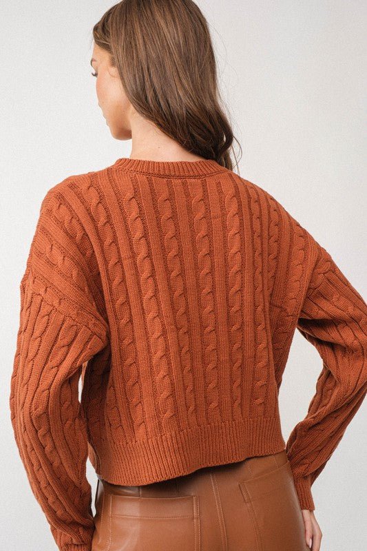 Kendall Cable Knit Sweater