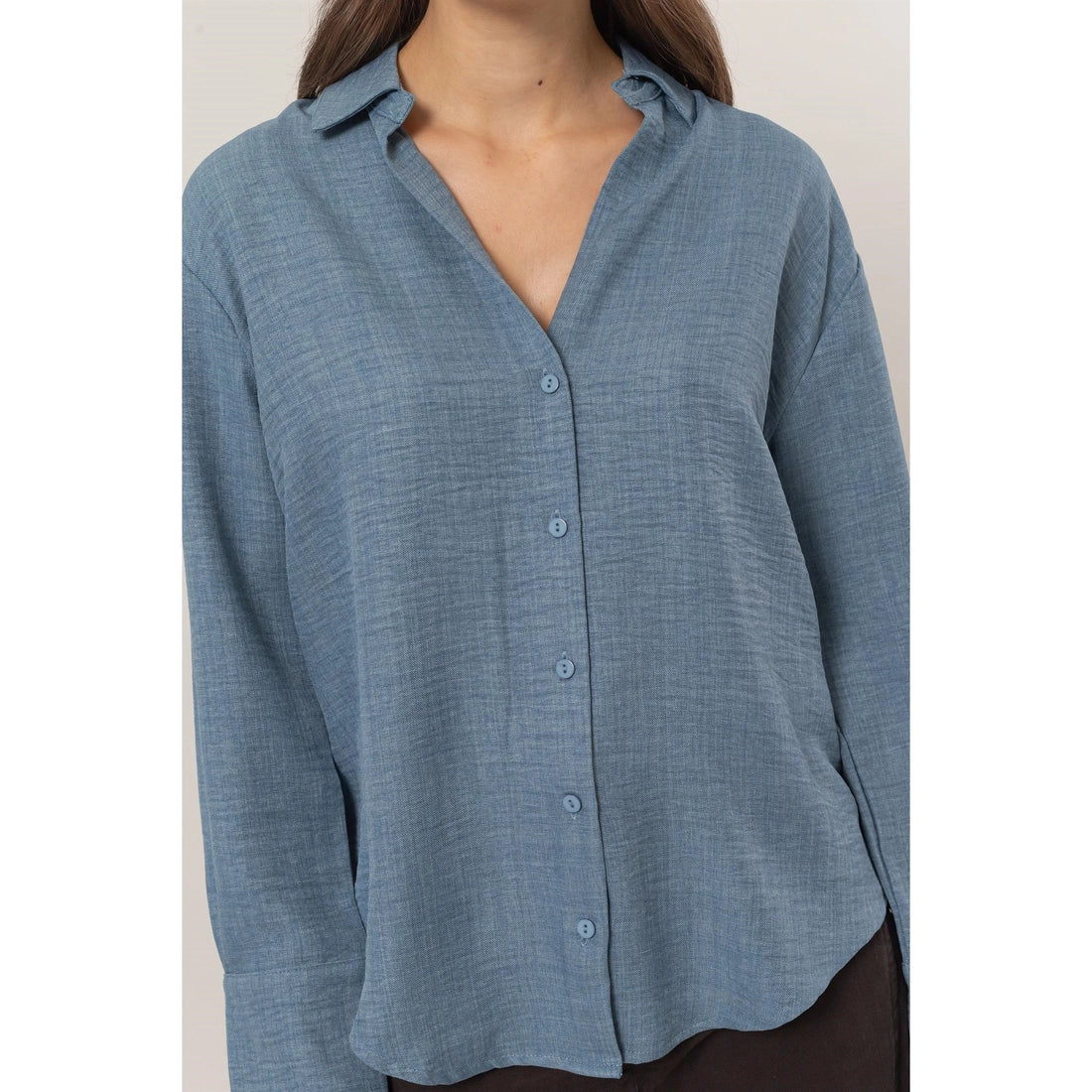 Meet You There Textured Blouse