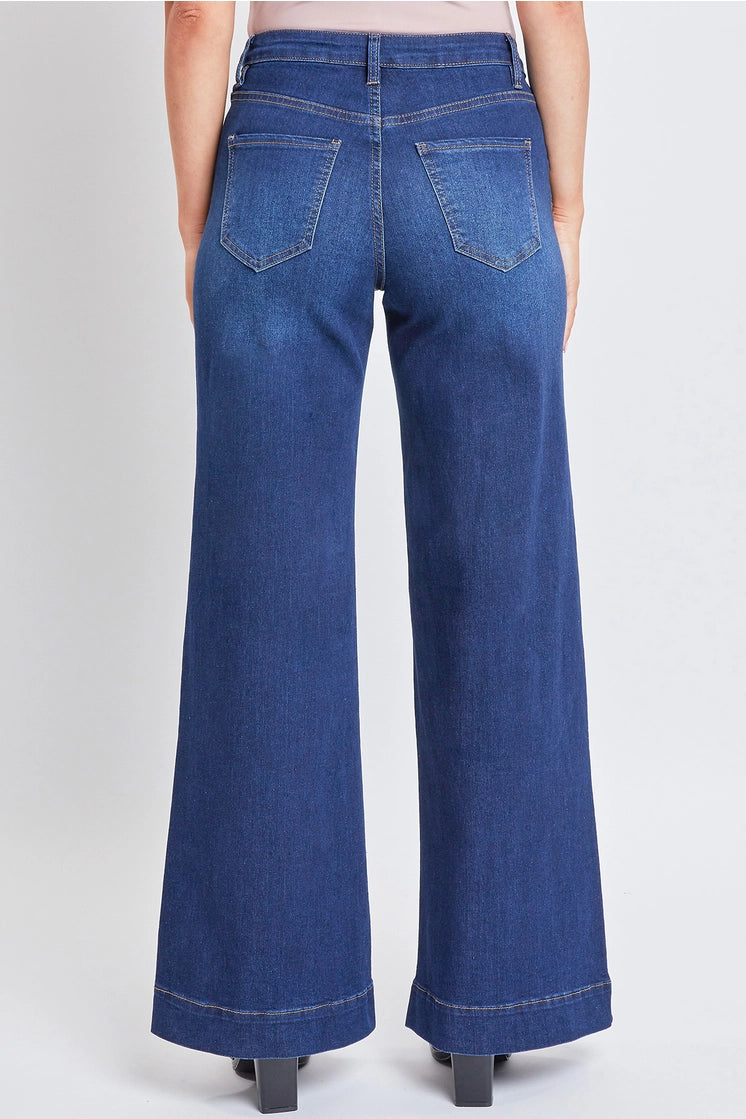 Junior High Rise Wide Leg Jean