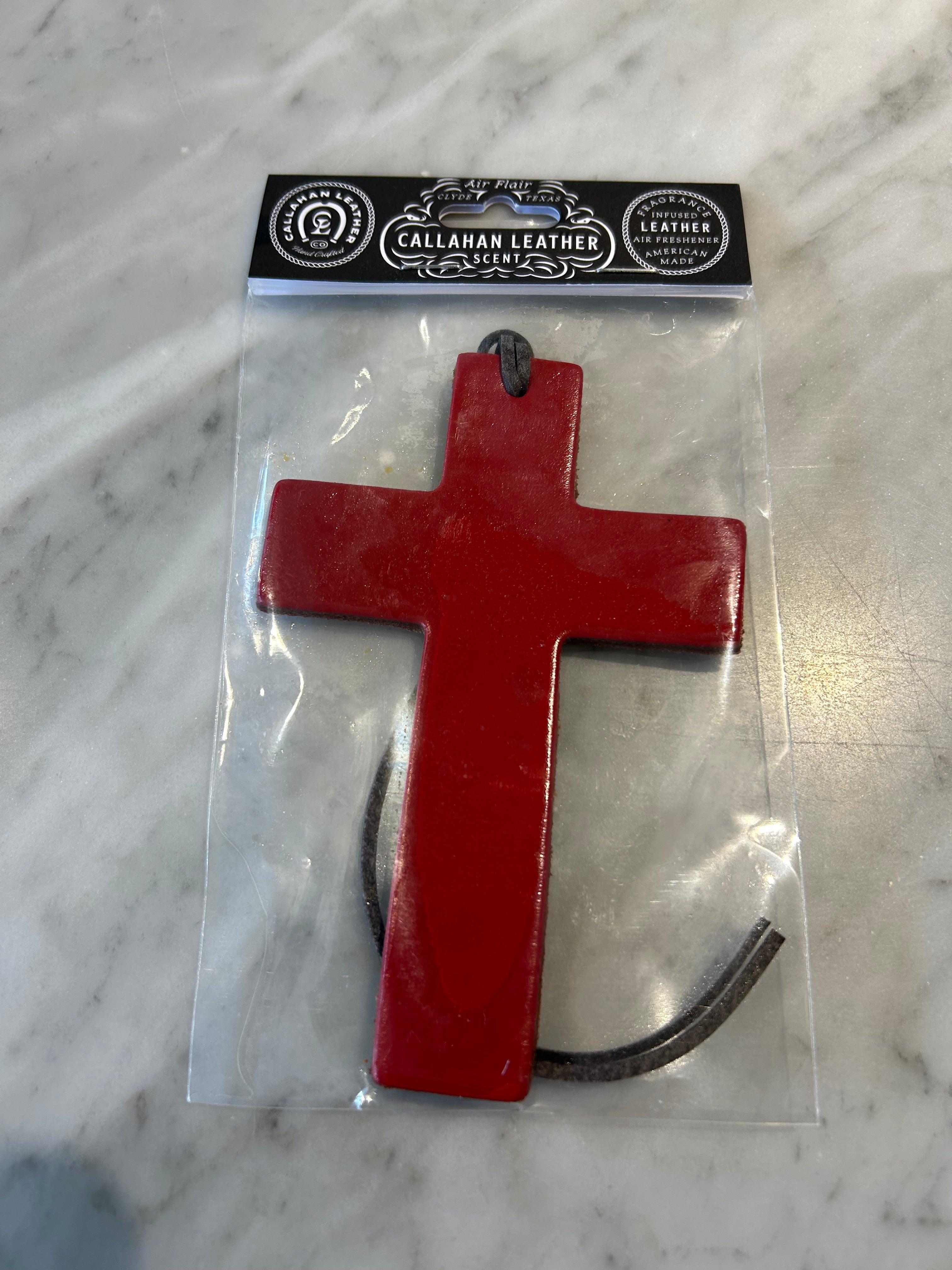 Callahan Leather Red Cross