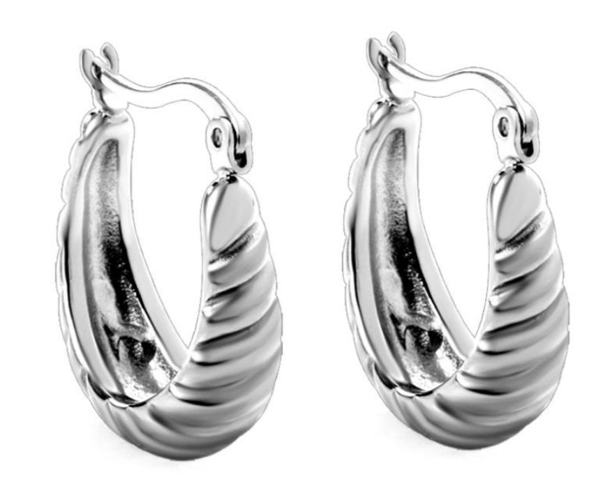 Small Swirl Earrings