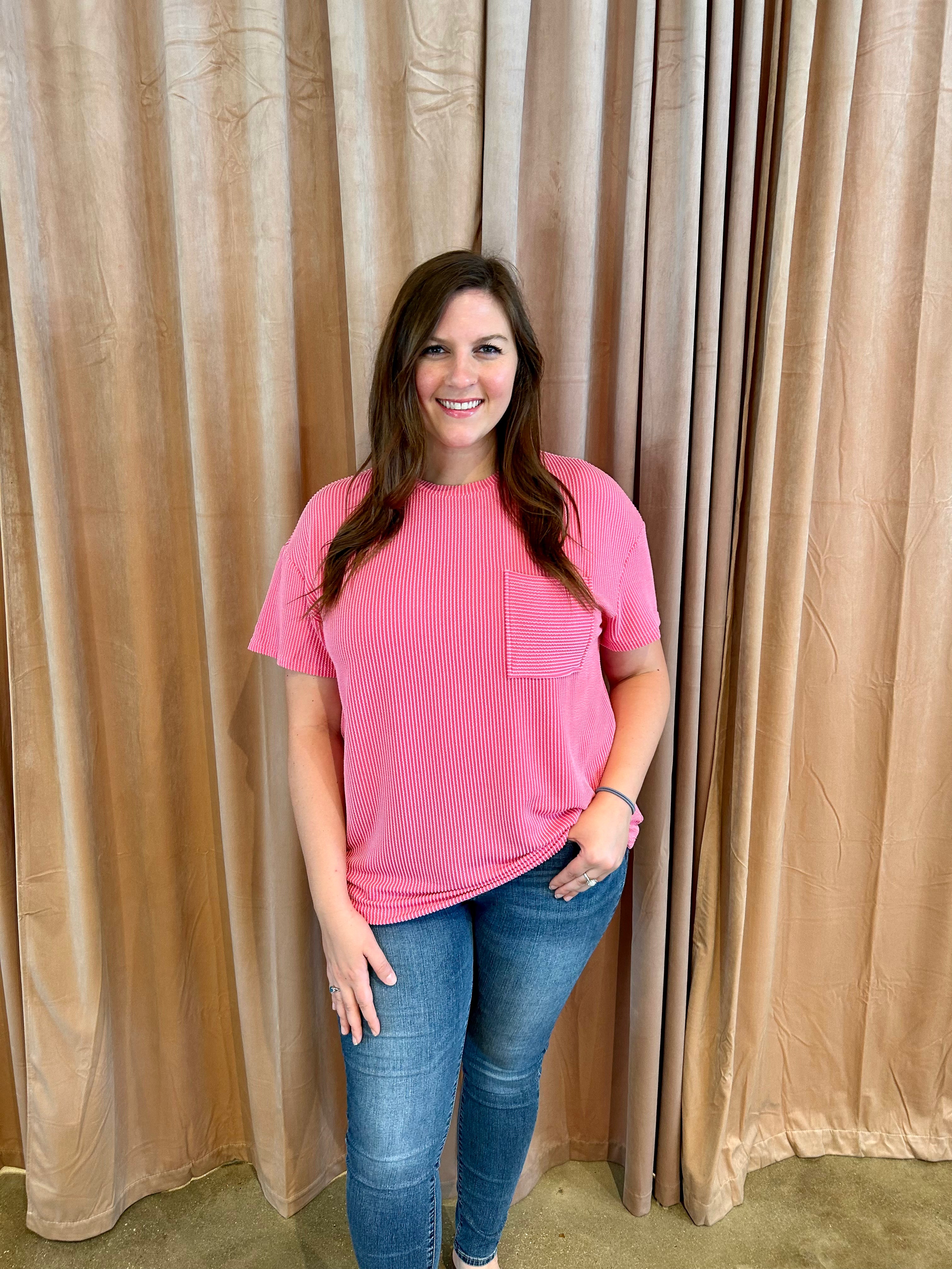 Mila Ribbed Oversized Top