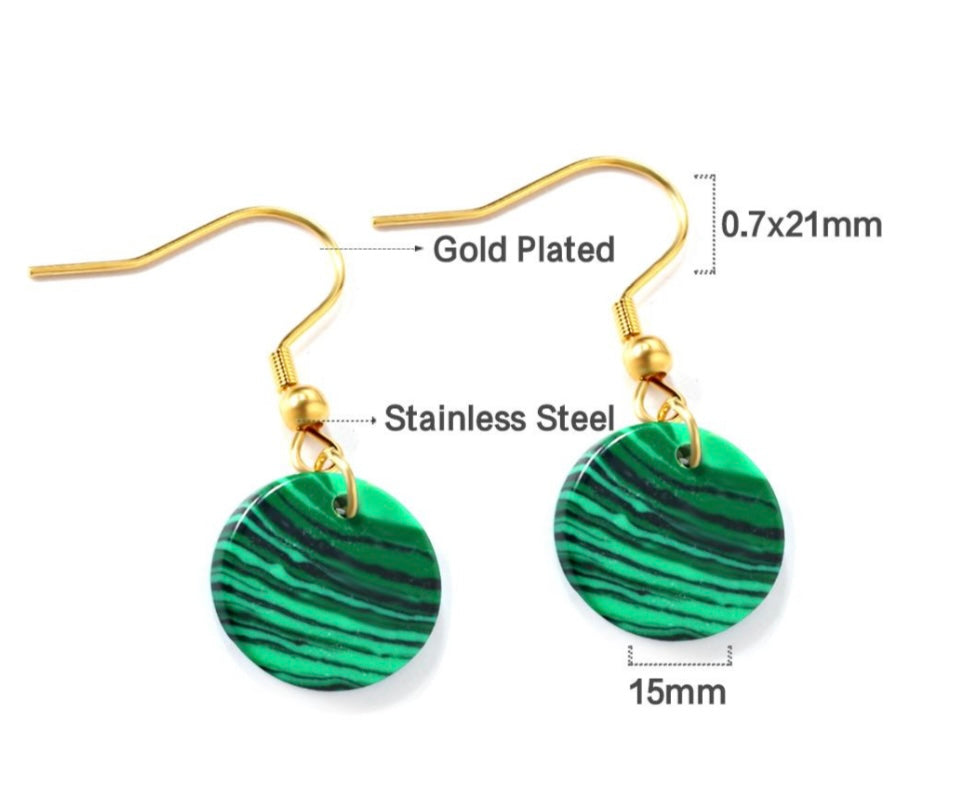 Circle Drop Earrings