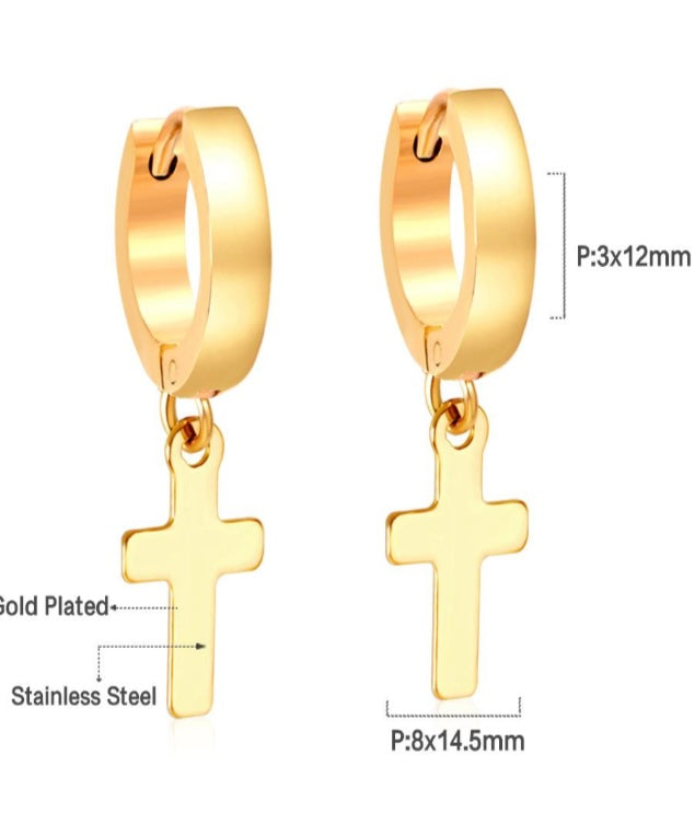 Mini Cross Hoops