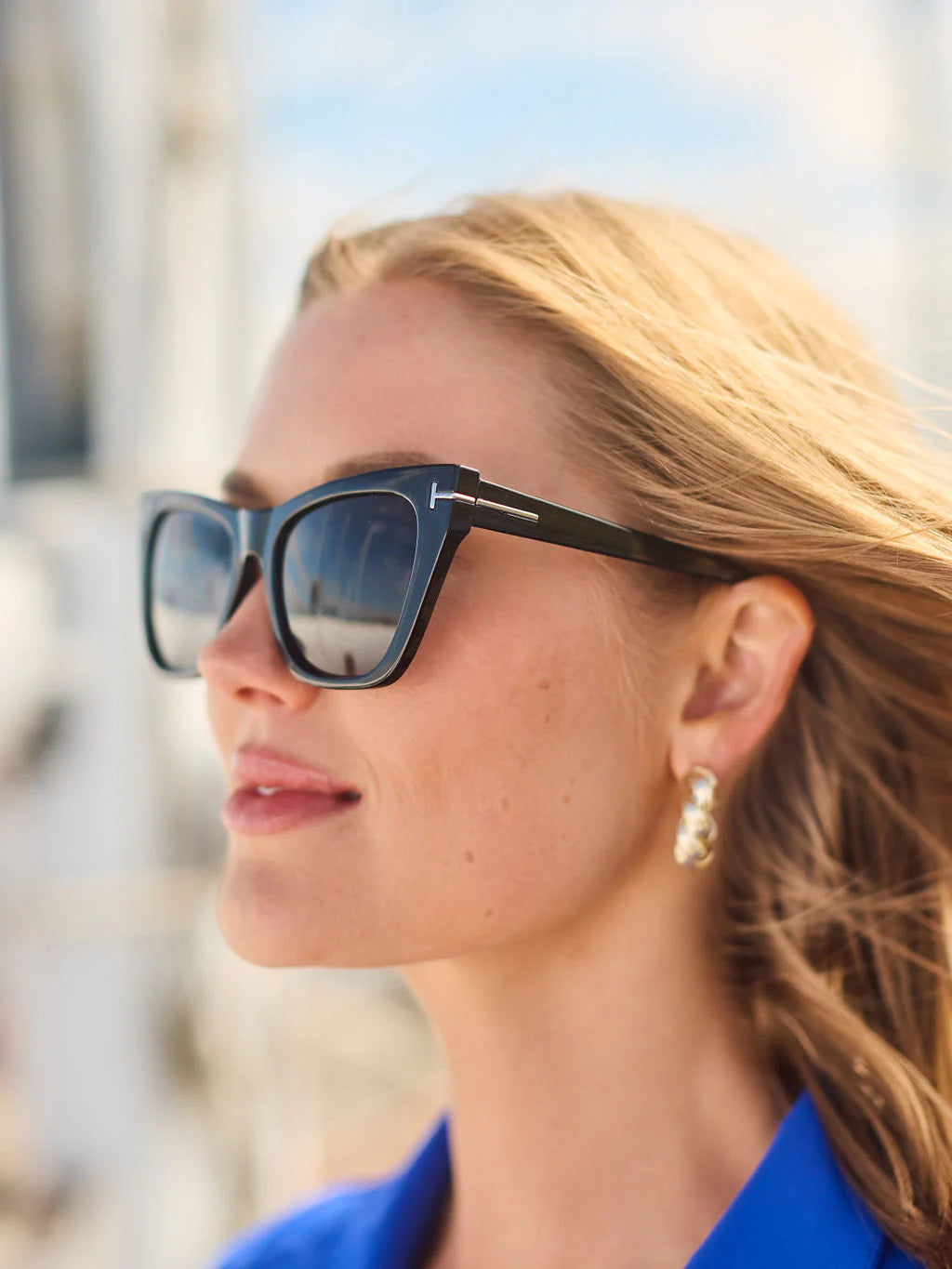 Hannah Black Sunglasses