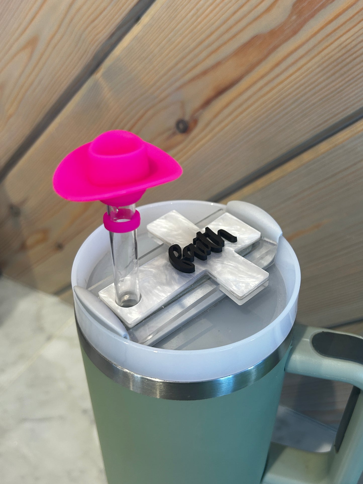 Cowboy Hat Straw Topper