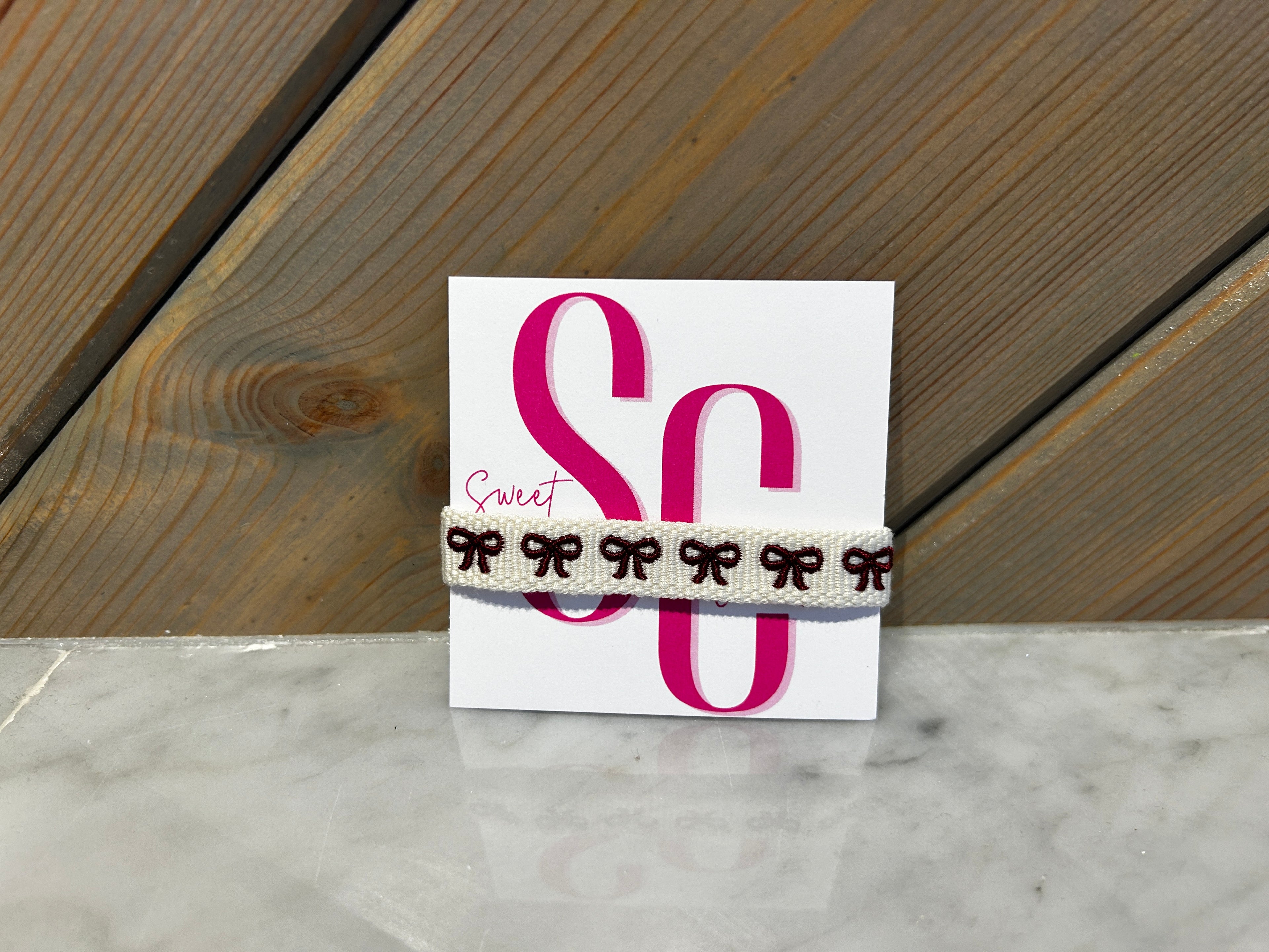 SC Bow Game Day Tassel Bracelet