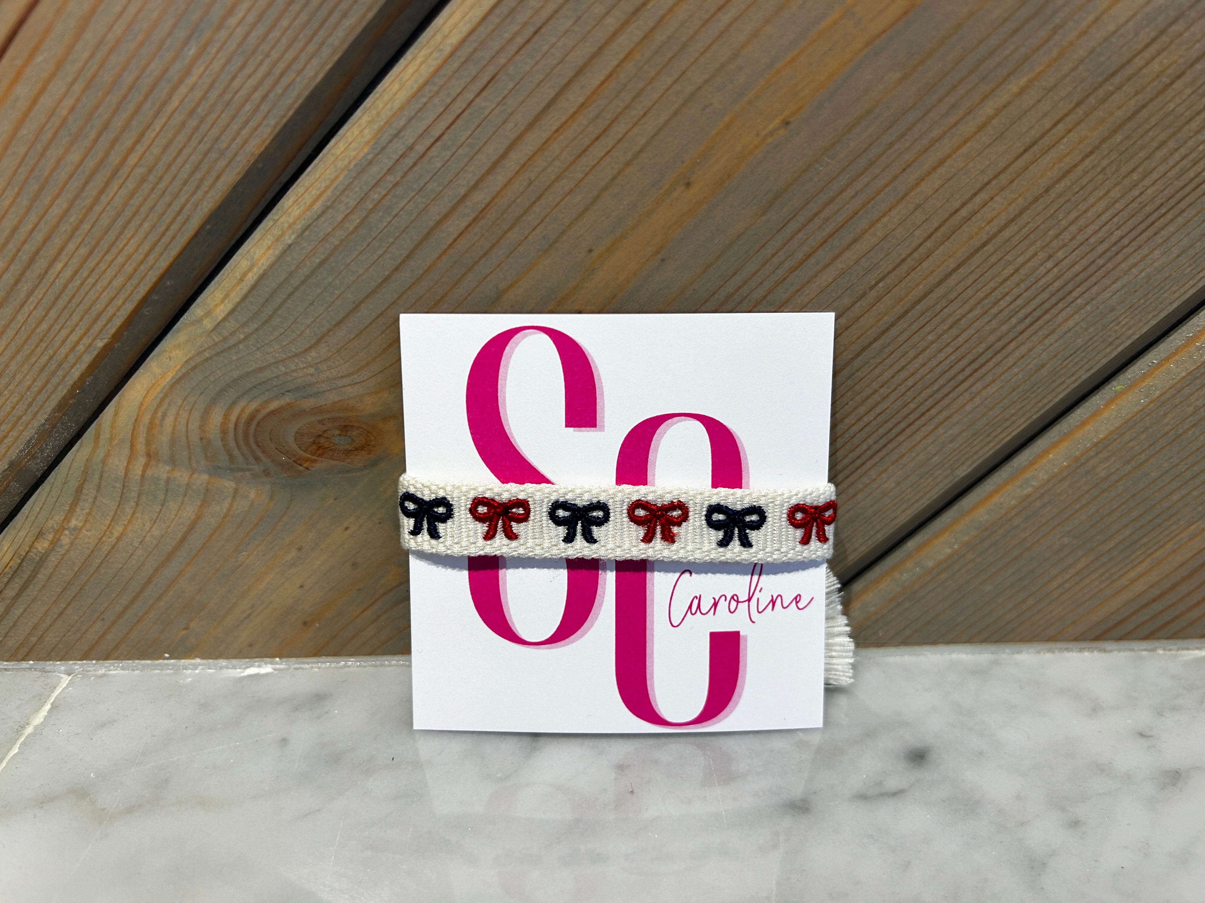 SC Bow Game Day Tassel Bracelet