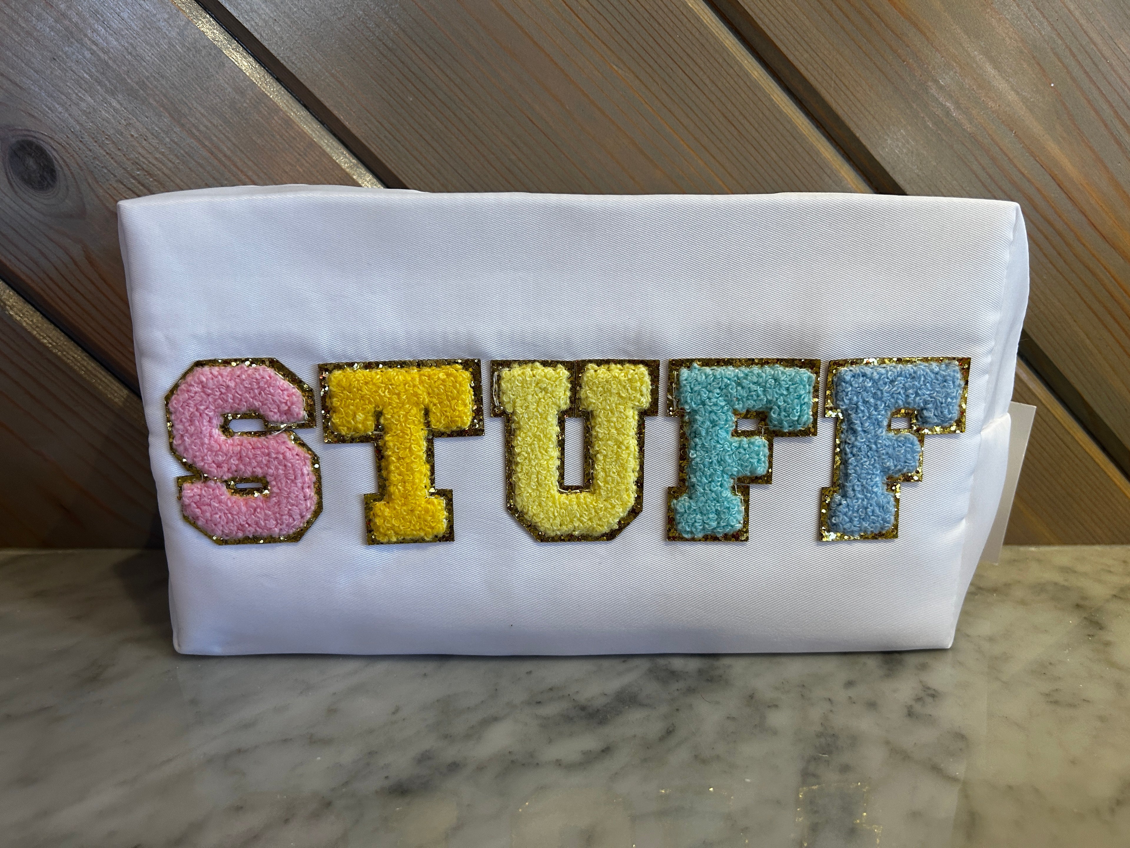 “Stuff” Cosmetic Bag