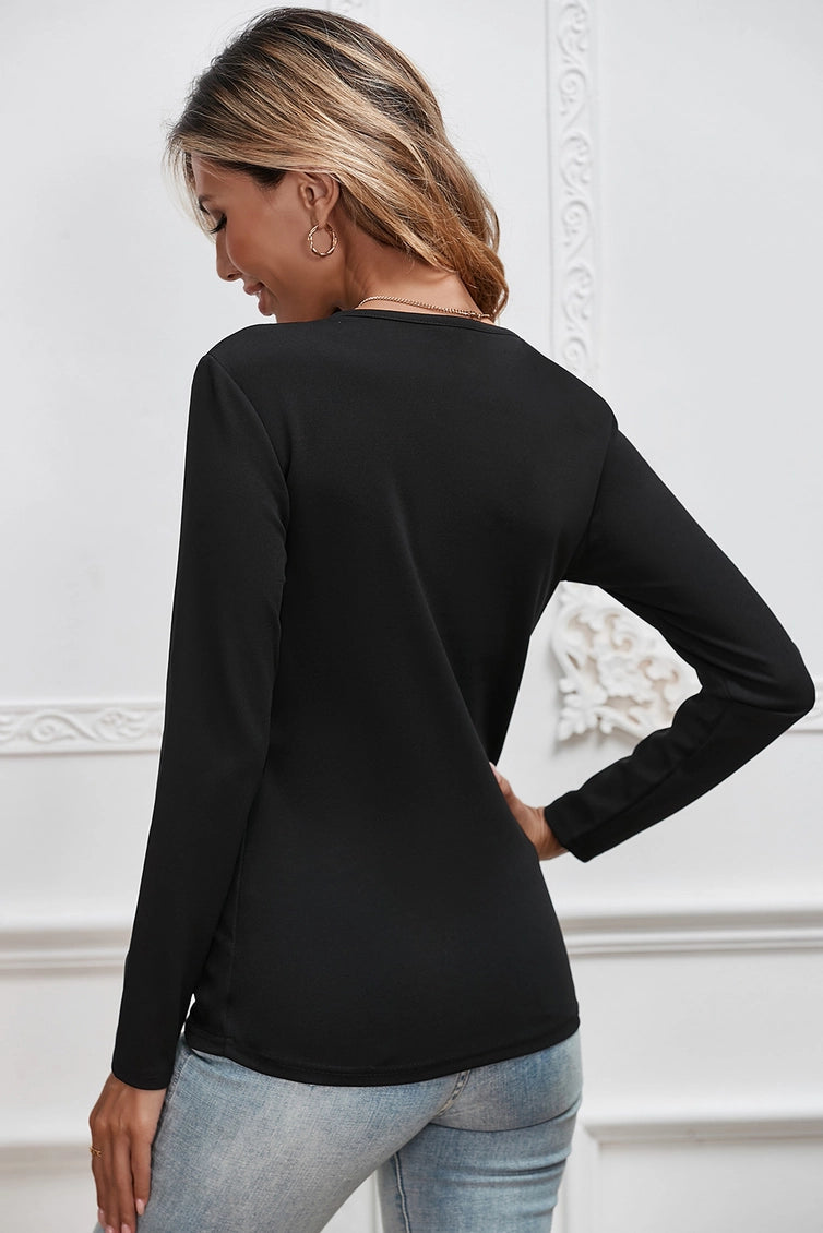 Line It Up Asymmetrical Top