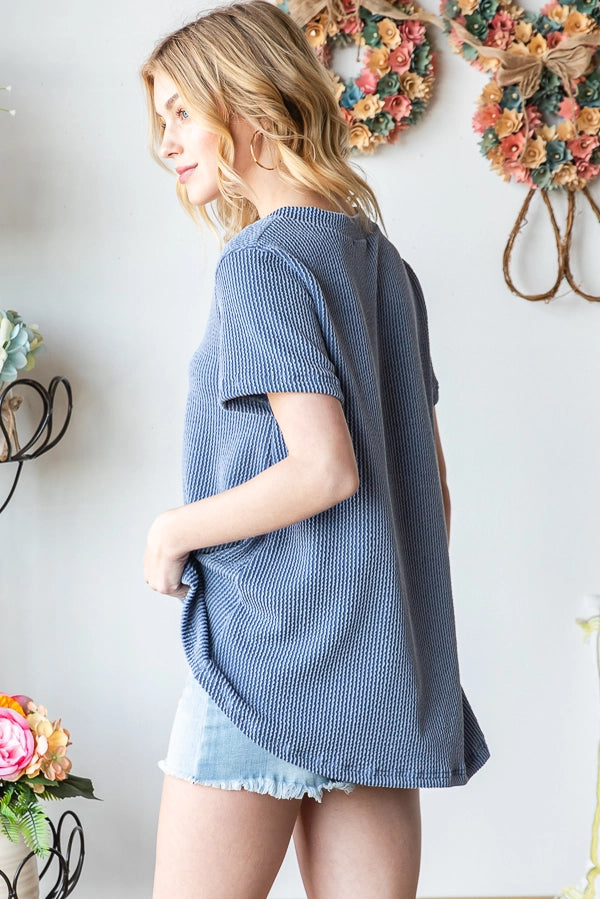 Maggie Ribbed Top
