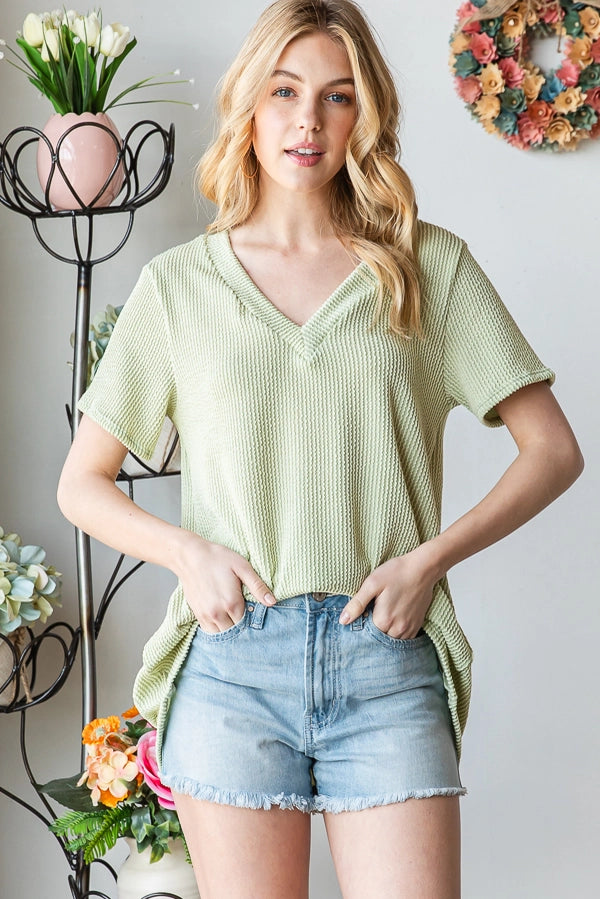 Maggie Ribbed Top