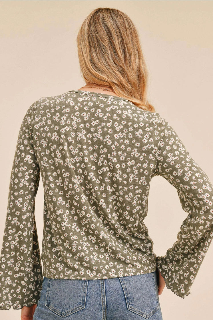 Never Leaving Floral Top