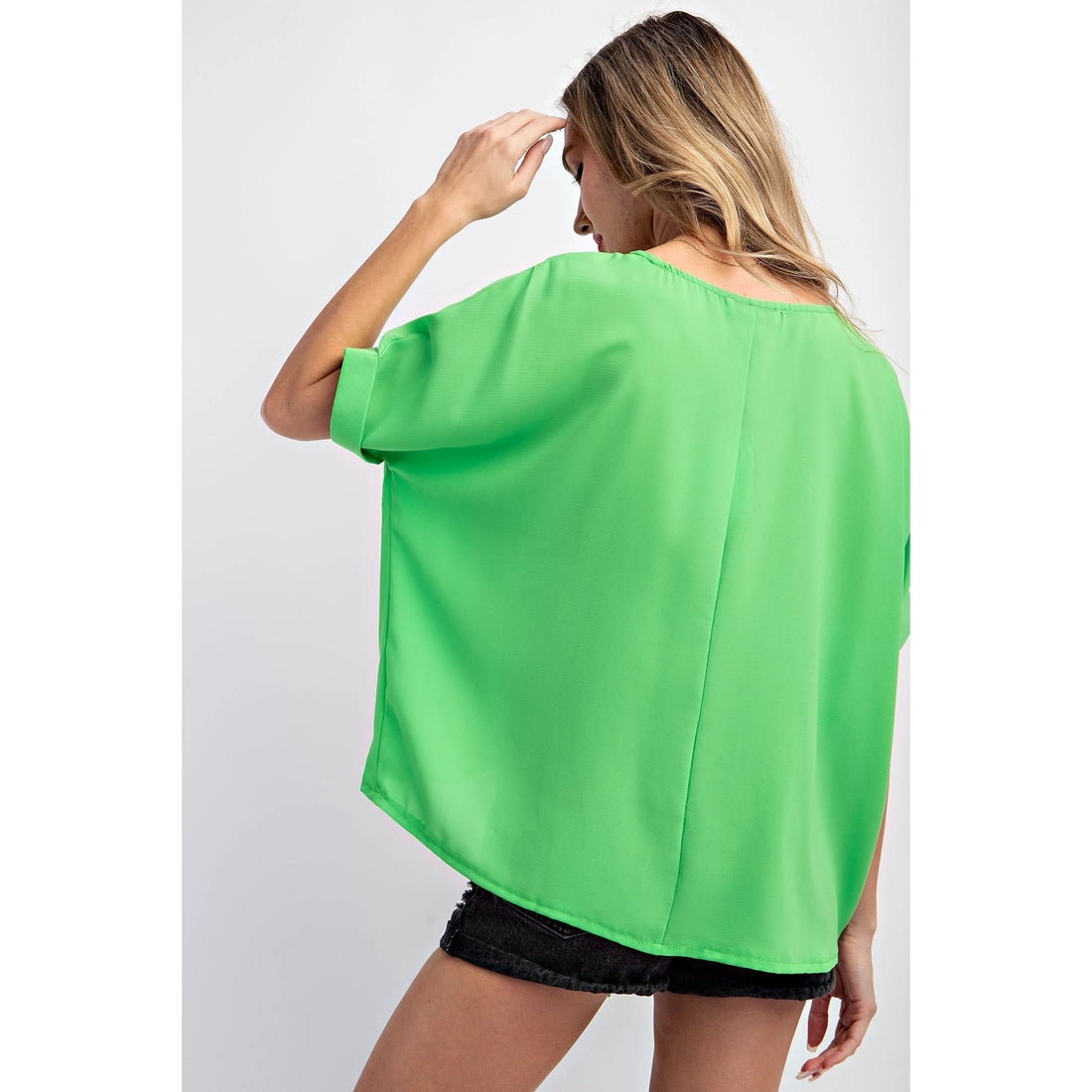 On The Go Woven Blouse