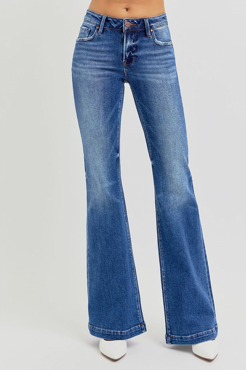 Calling You Low Rise-Flare Jeans