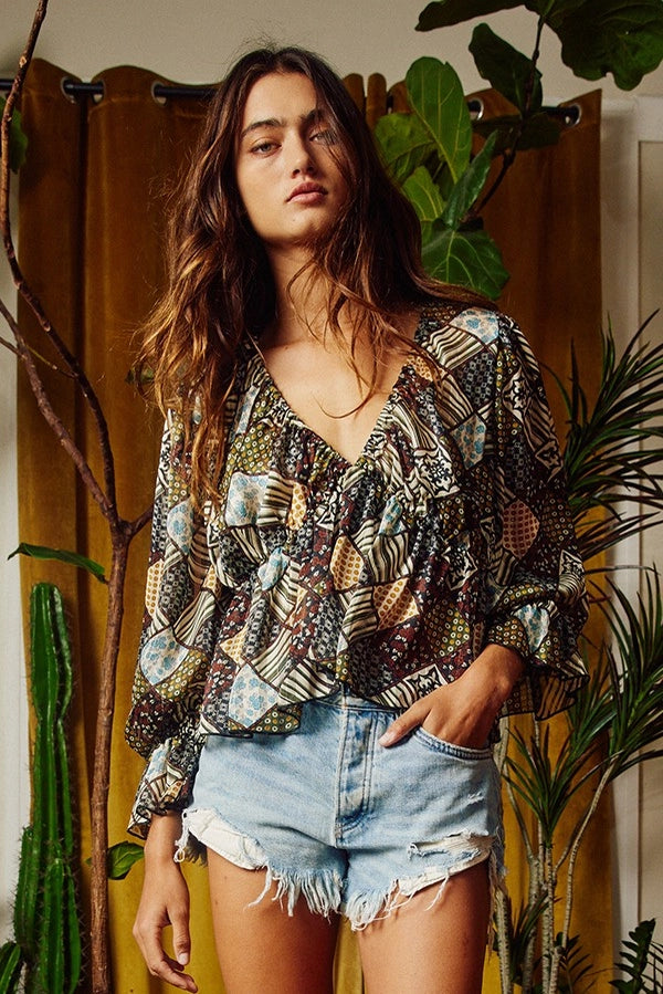 The Jasmine Patchwork Blouse