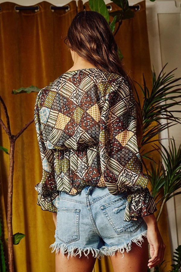 The Jasmine Patchwork Blouse
