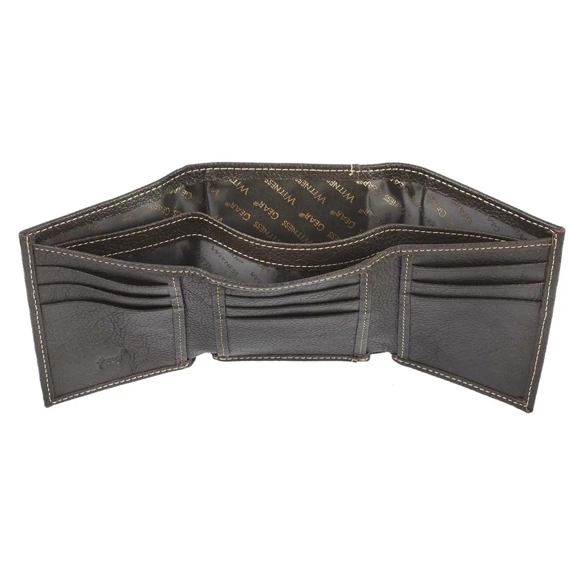 Three Crosses Leather Wallet