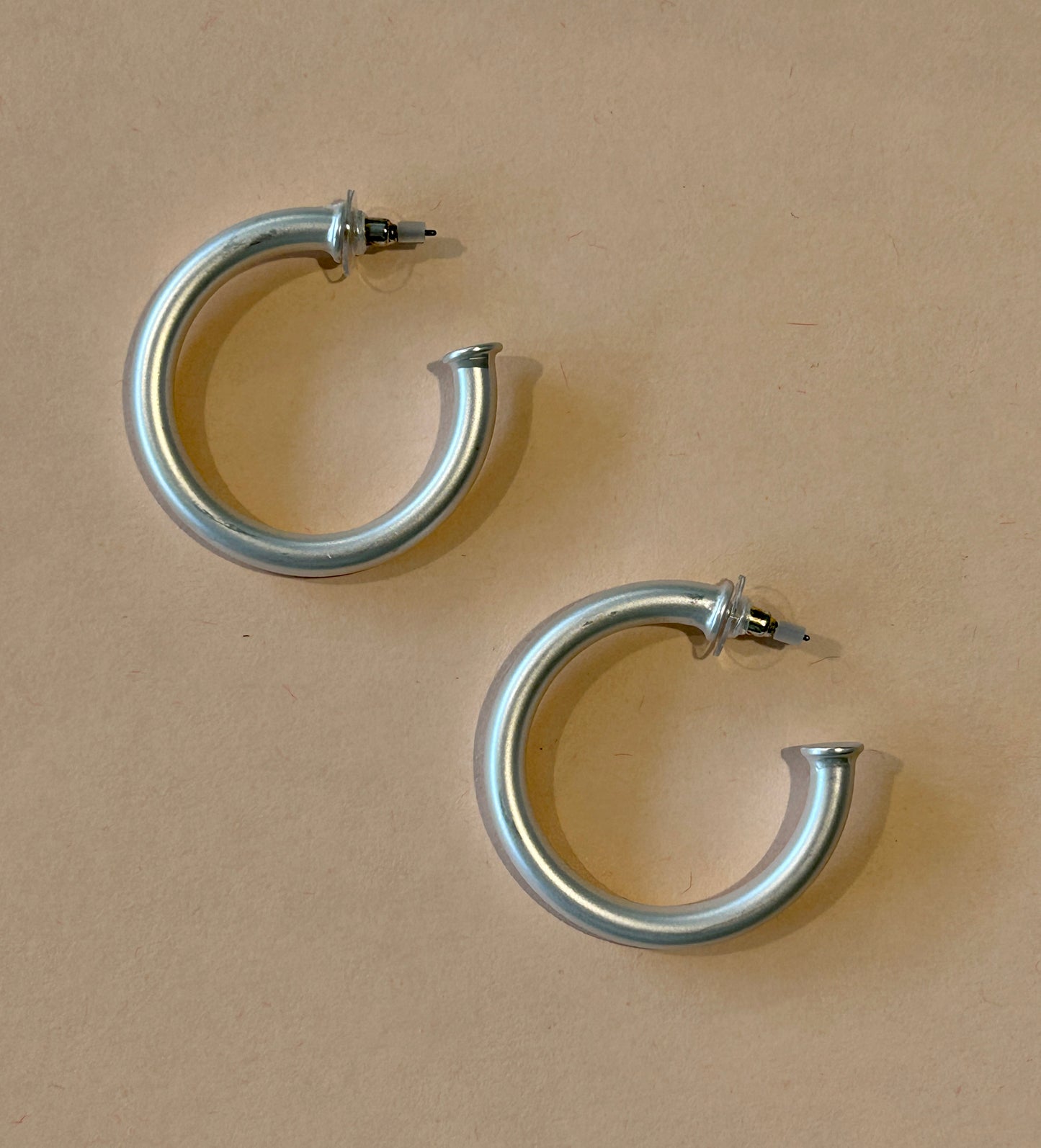 Silver Hoops