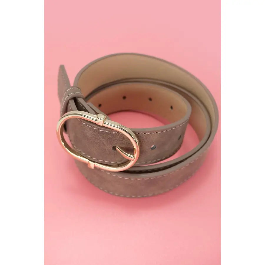 Classic Chic Oval Belt