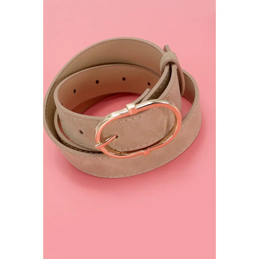 Classic Chic Oval Belt