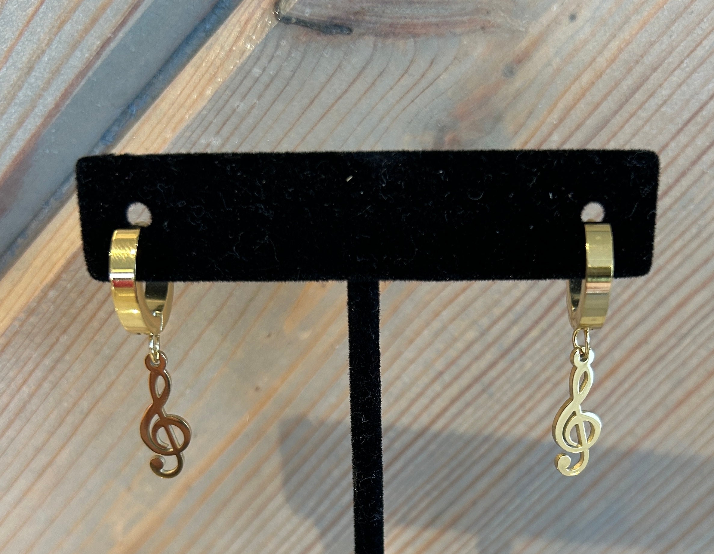 Music Note Hoops
