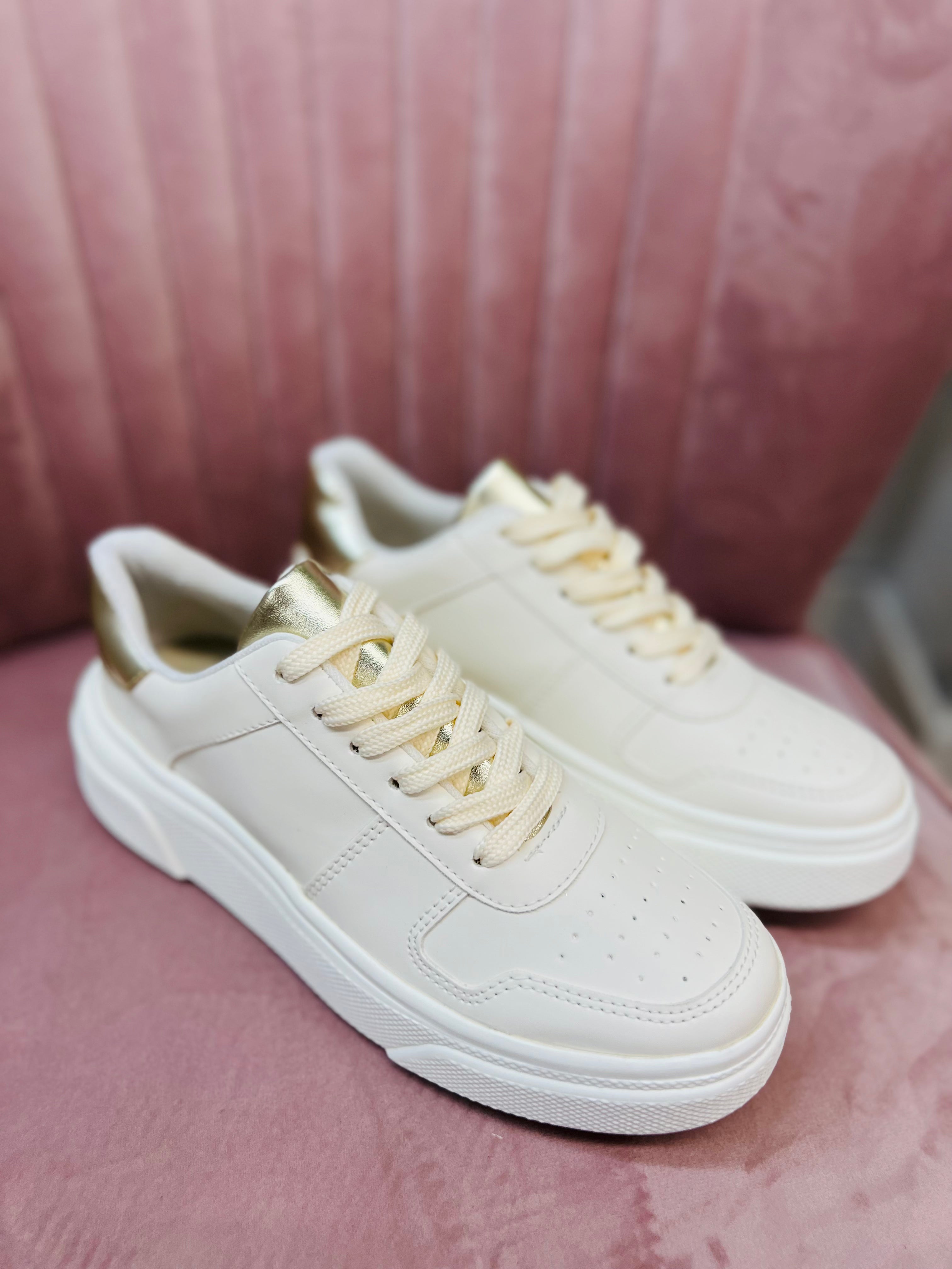 Aria Gold Sneaker
