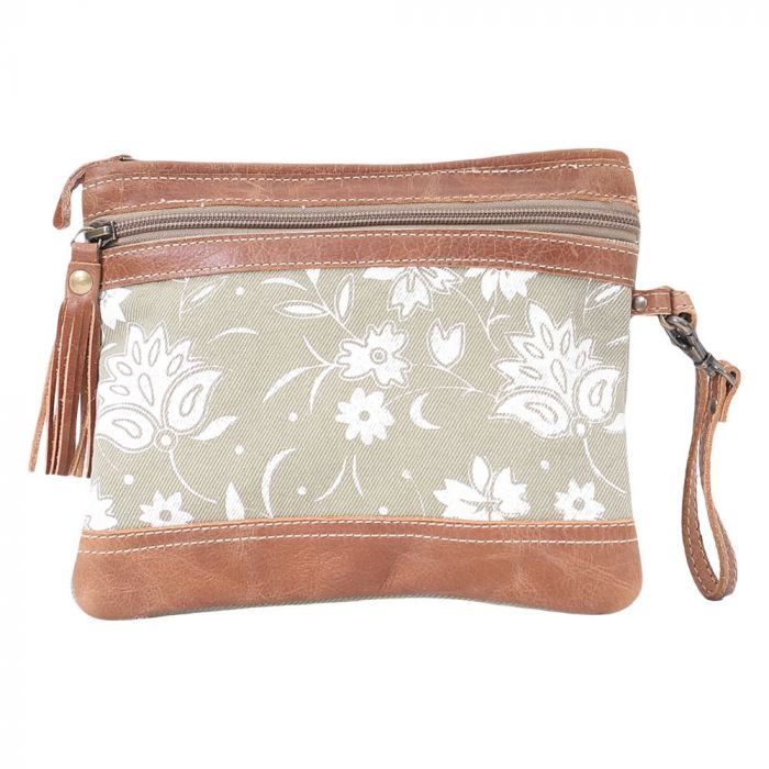 Green N Tan Myra Bag