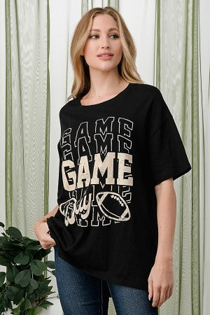 Game Day Oversized Graphic Tee