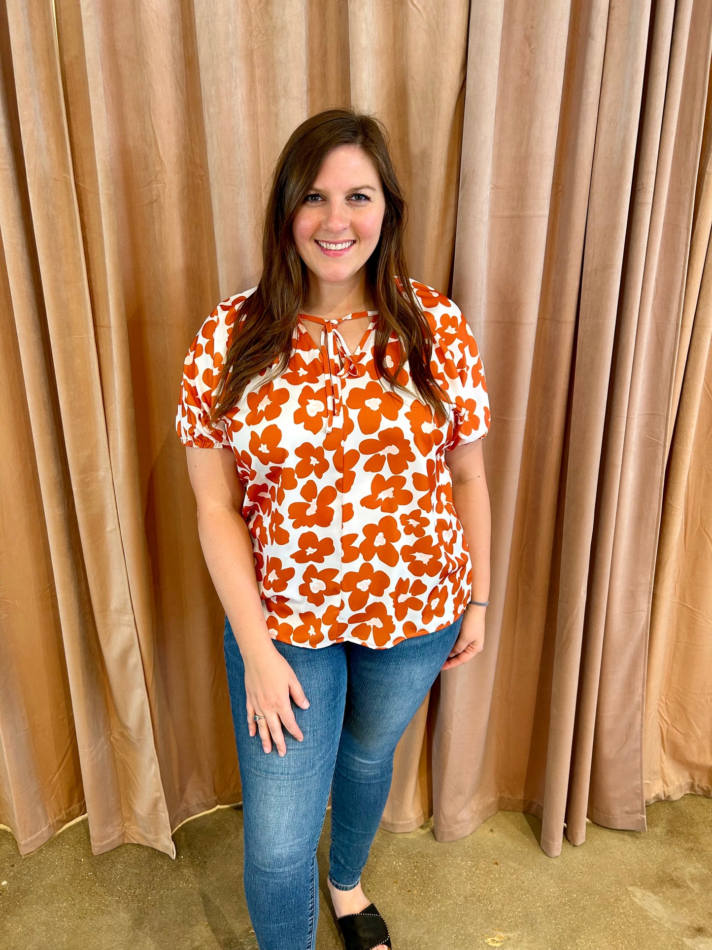 Darla V Neck Blouse