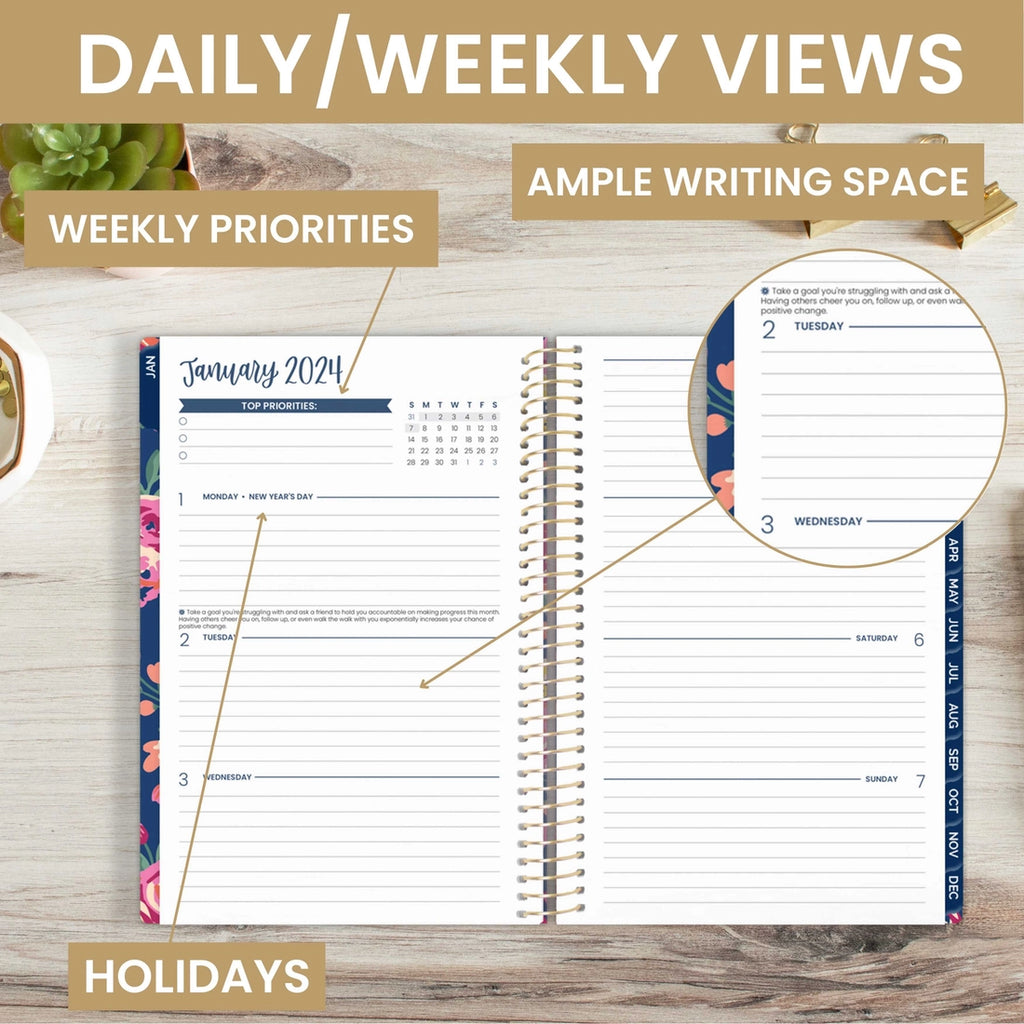 2024 Planner- Marble