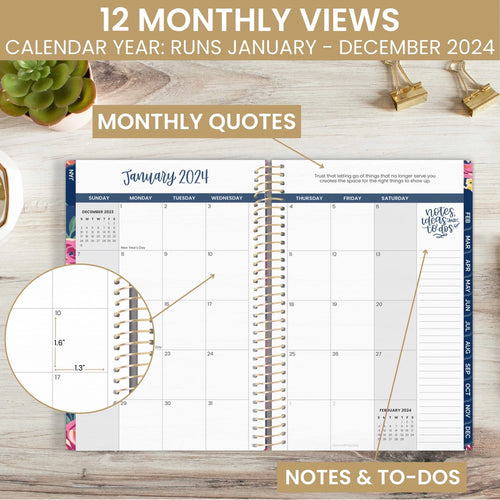 2024 Planner- Marble