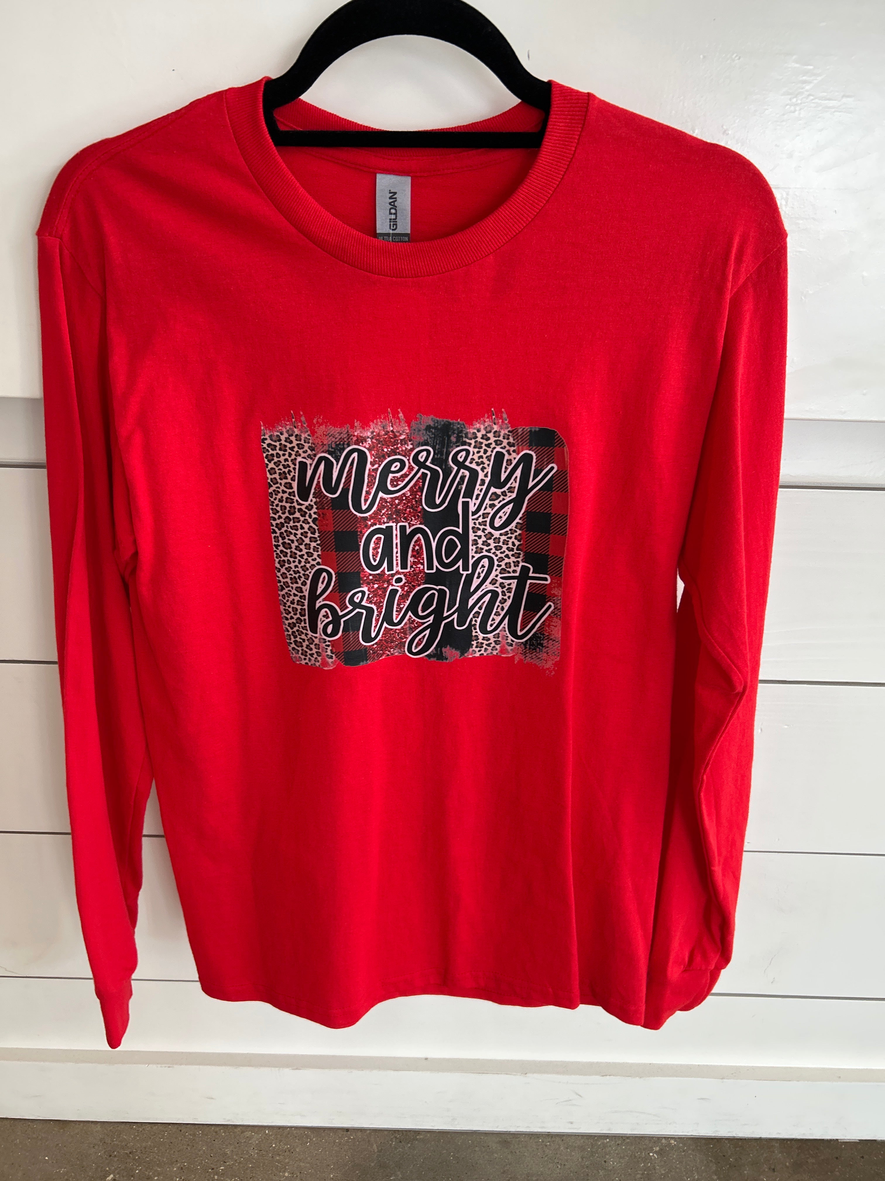 Merry and Bright Long Sleeve- FINAL SALE