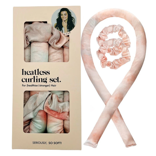 Satin Heatless Curling Set