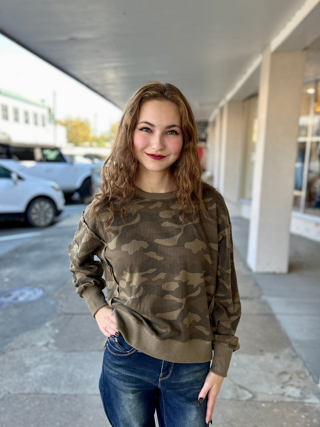 Camo Cozy Top