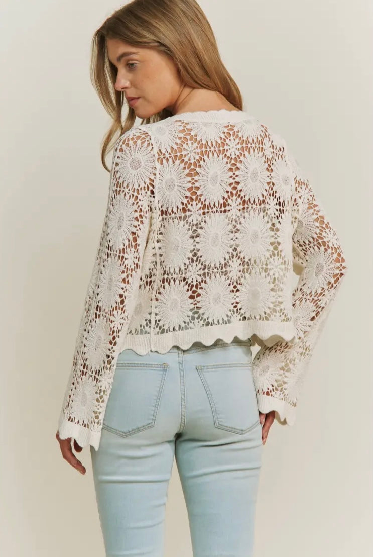 Soft Skies Crochet Top
