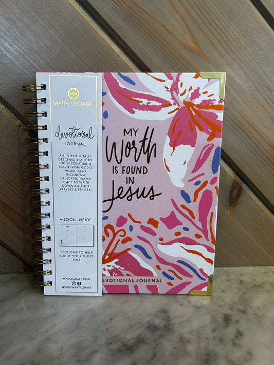 Devotional Journal- My Worth Is Found In Jesus