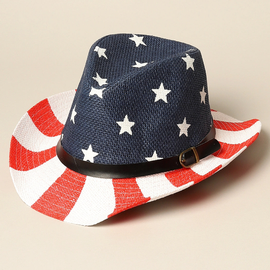 American Flag Cowboy Hat