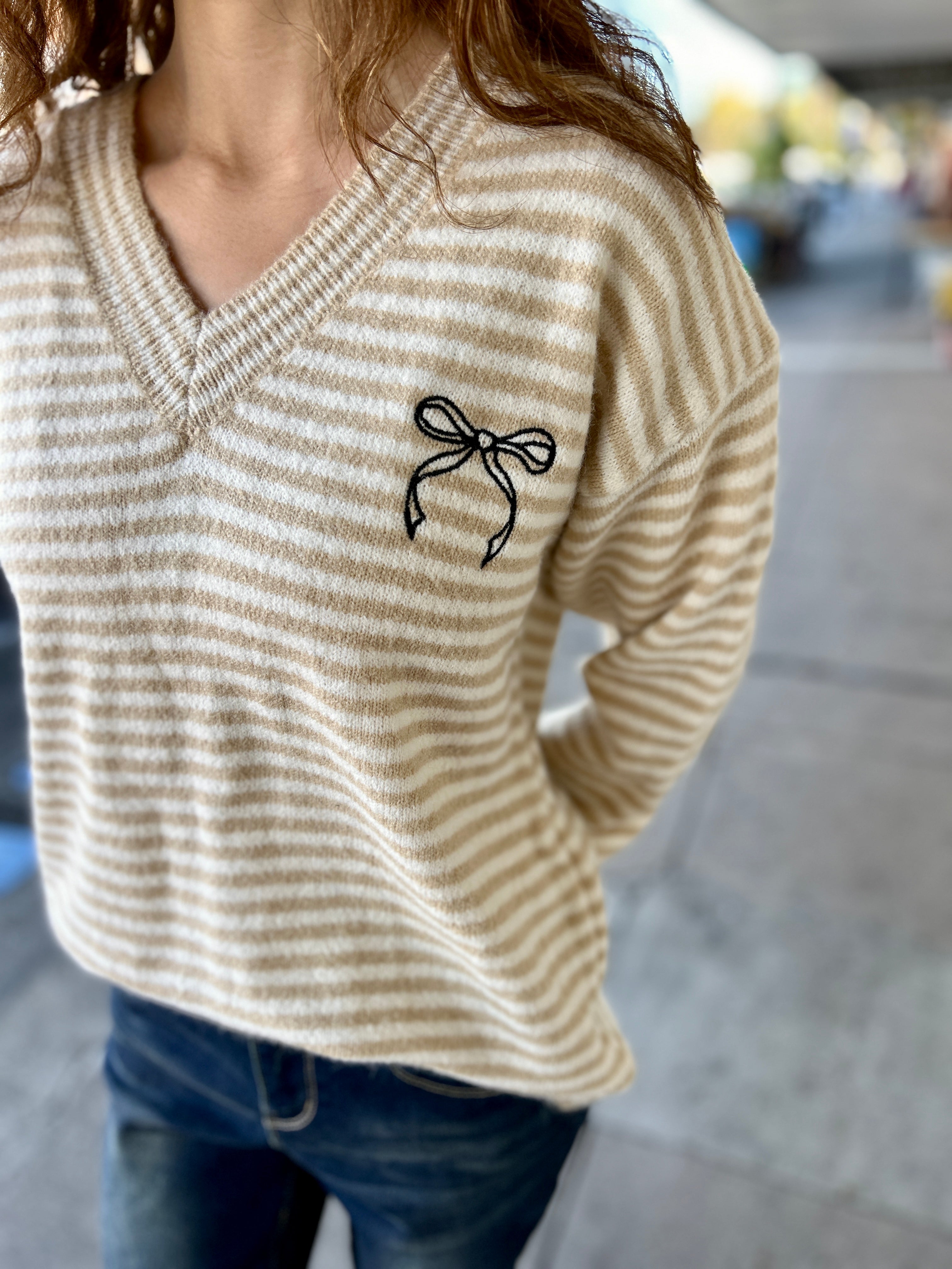 Darling Detail Bow Sweater