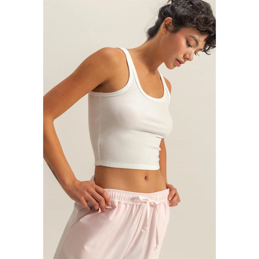 Casual Composer Tank- White