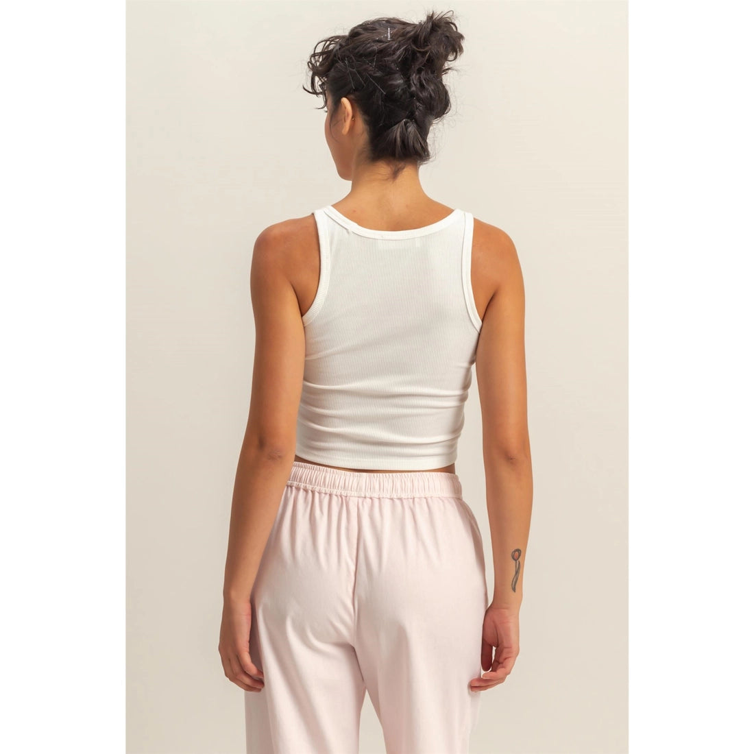 Casual Composer Tank- White