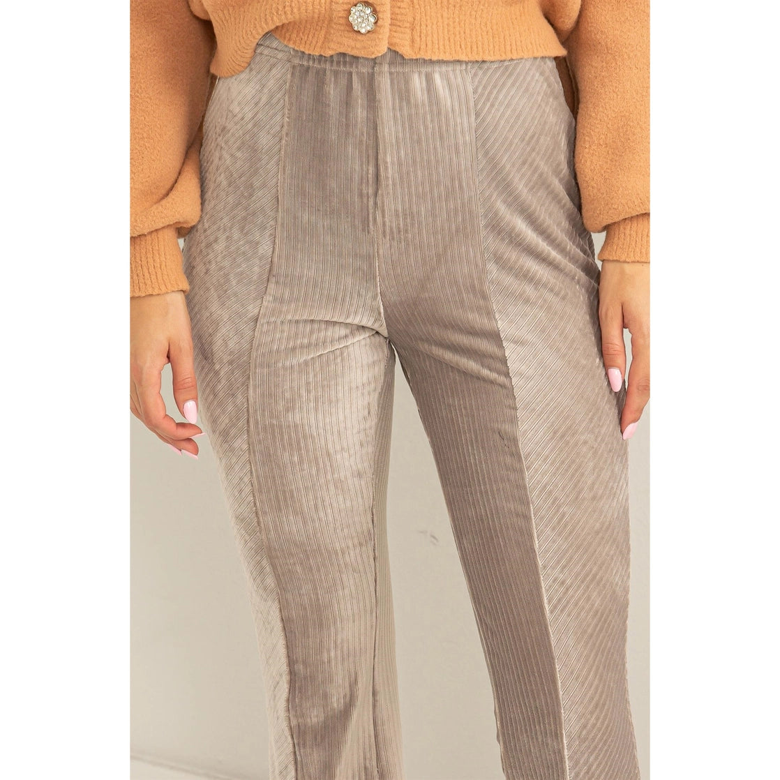Everyday Essential Striped Velour Pants