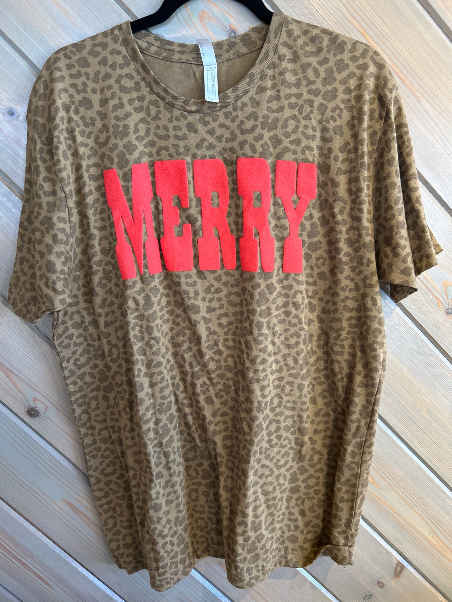 Merry Leopard Tee