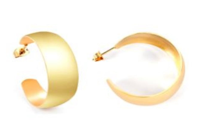 Large Gold Hoops