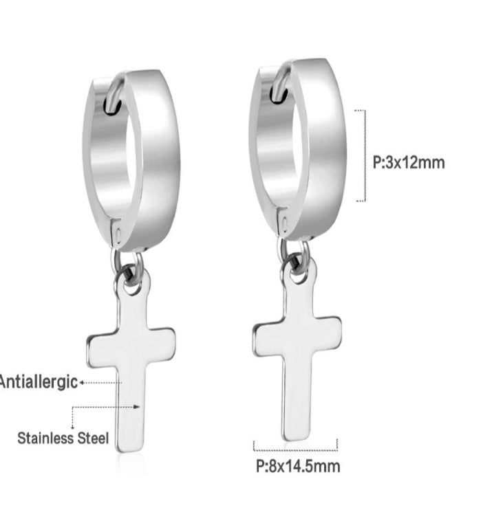 Mini Cross Hoops