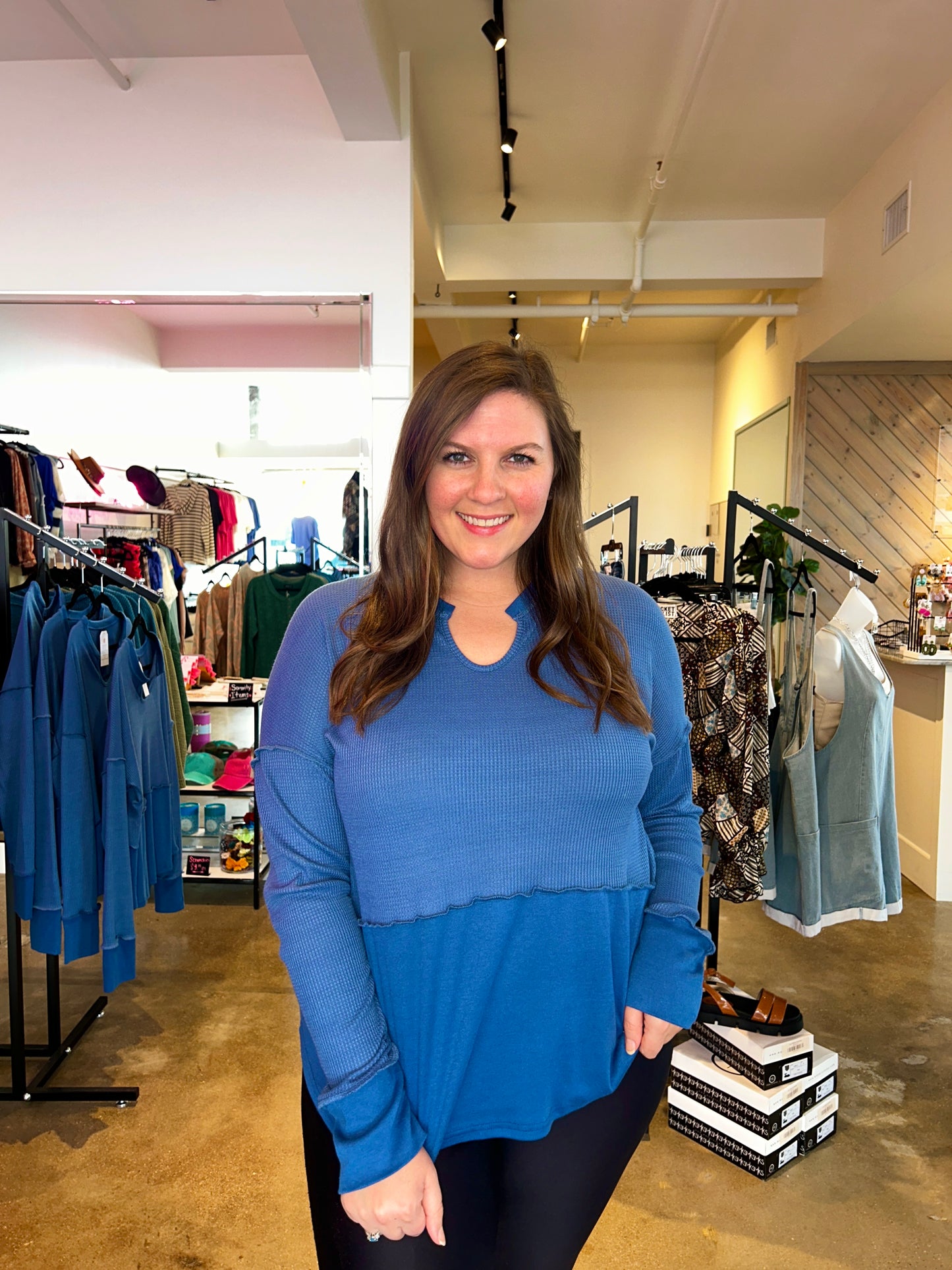 About Tomorrow Top- Blue