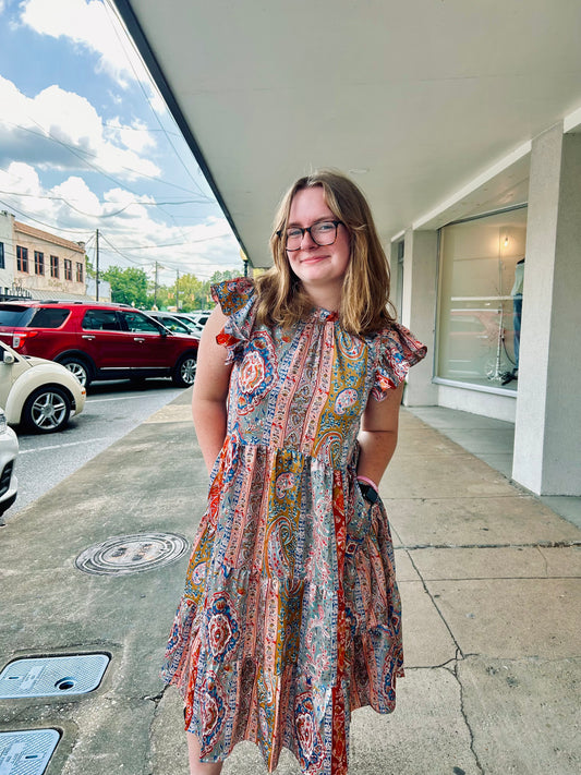 Don't Be Alarmed Midi Dress