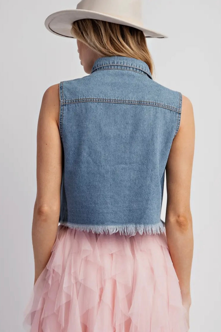 Rodeo Rebel Denim Top